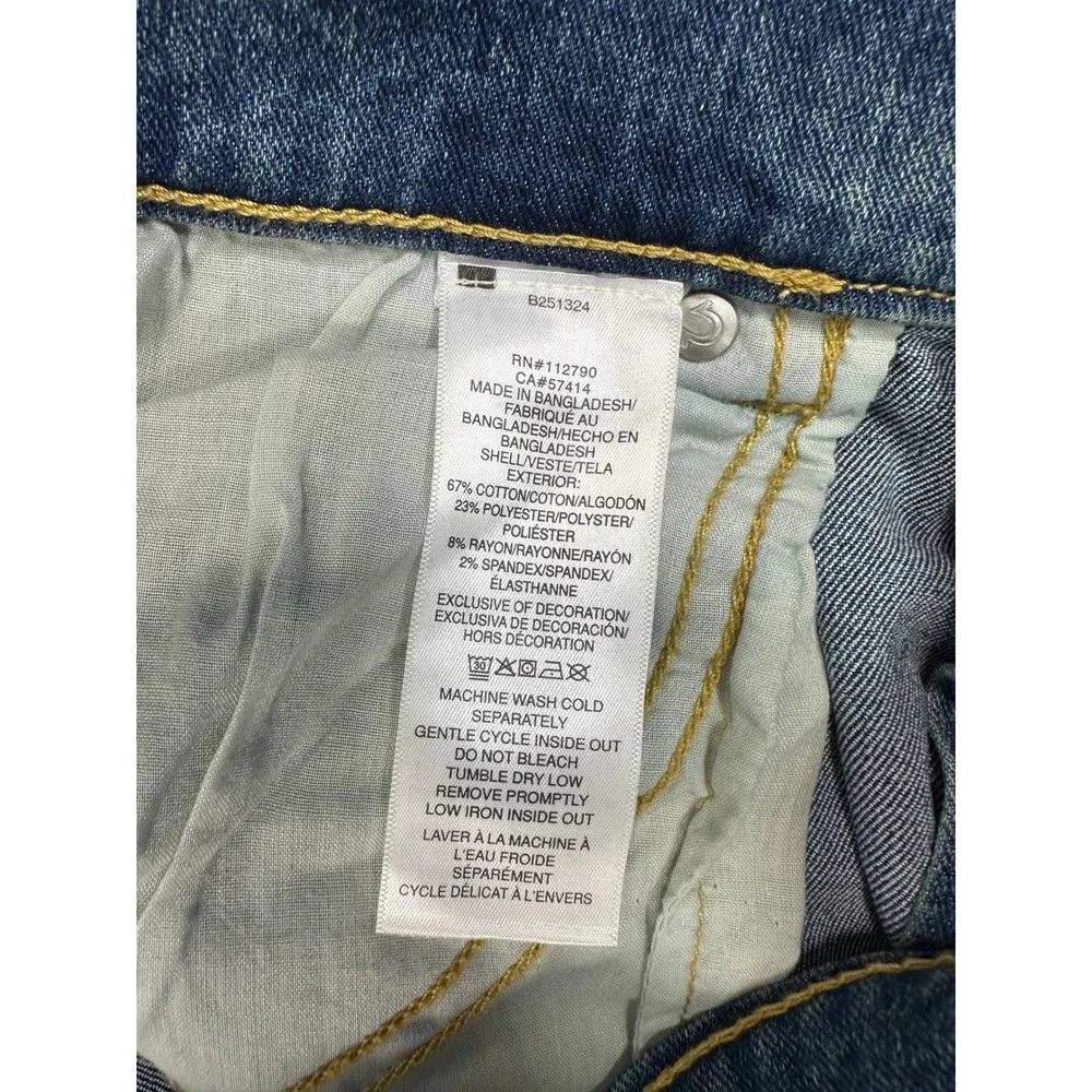 True Religion Geno Relaxed Slim Jeans Mens 36x32 Medium Wash Flap Pocket Blue
